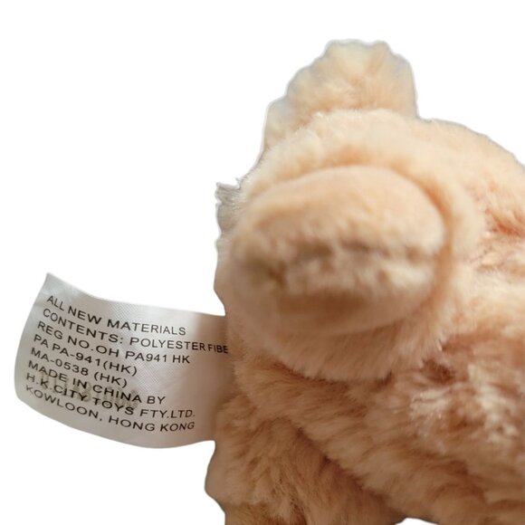 Vintage City Pals Cititoy Terrier Puppy Dog 7 inch Plush Brown Stuffed Animal - Picture 5 of 6